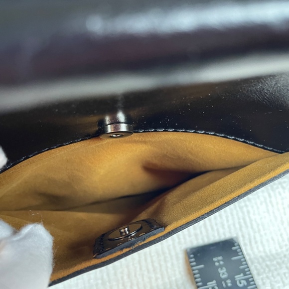 Patricia Nash Holland Top-Handle Black Leather Satchel/Crossbody P155106 EUC - Picture 8 of 16